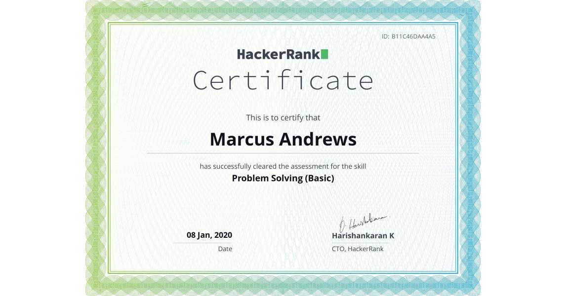 problem solving (basic) skills certification test hackerrank